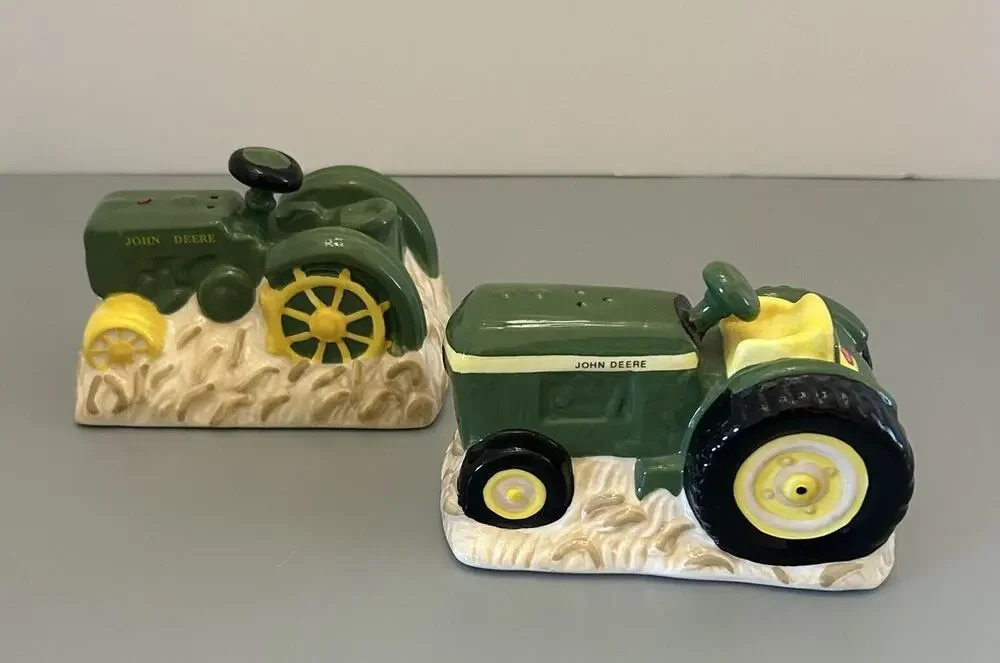 John Deere Generations Salt & Pepper Shaker Set